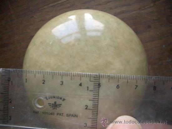 Vintage: Caja de m&aacute;rmol o jade acabado en oro - Foto 7