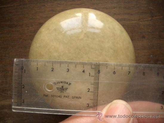 Vintage: Caja de m&aacute;rmol o jade acabado en oro - Foto 6