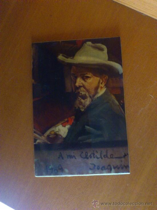 Vintage: Cuadro lamina de chapa plastificada ( Autorretrato Sorolla )