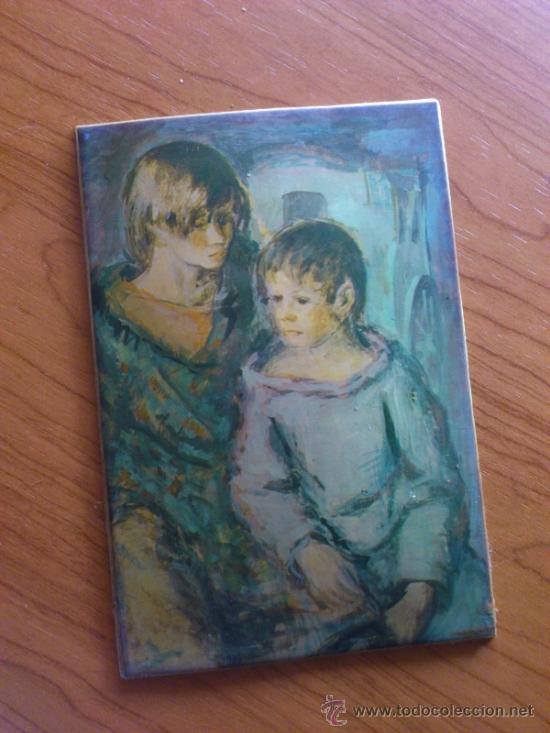 Vintage: Lamina de chapa plastificada , simulando cuadro. - Foto 1