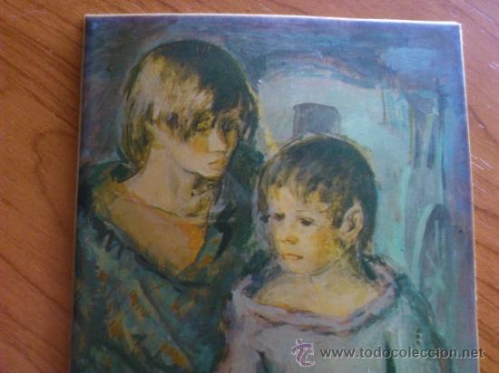 Vintage: Lamina de chapa plastificada , simulando cuadro. - Foto 5