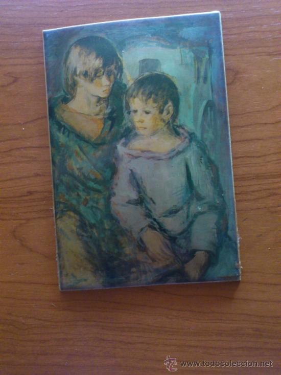 Vintage: Lamina de chapa plastificada , simulando cuadro. - Foto 4
