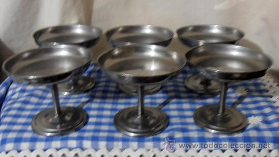 Vintage: 6 COPAS DE ACERO - Foto 7