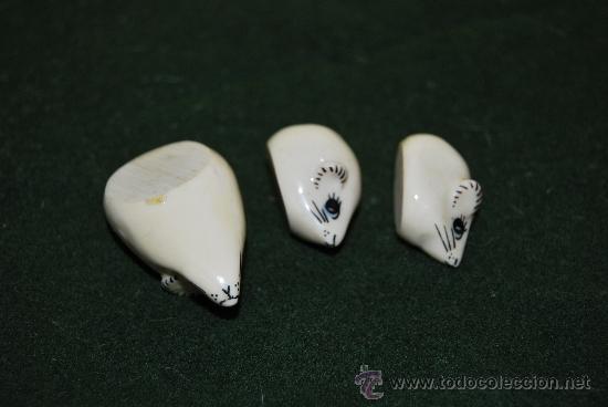 Vintage: TRES RATONES EN MINIATURA - Foto 3