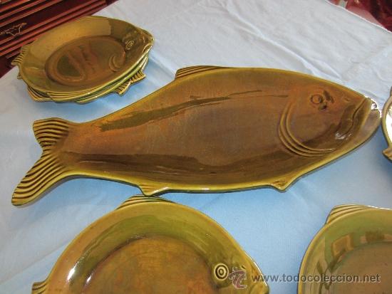 Vintage: servicio de pescado - Foto 1