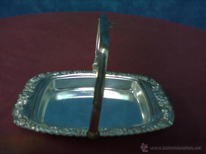 Vintage: BANDEJA MANTEQUILLERA HIERRO PLATEADO - Foto 1