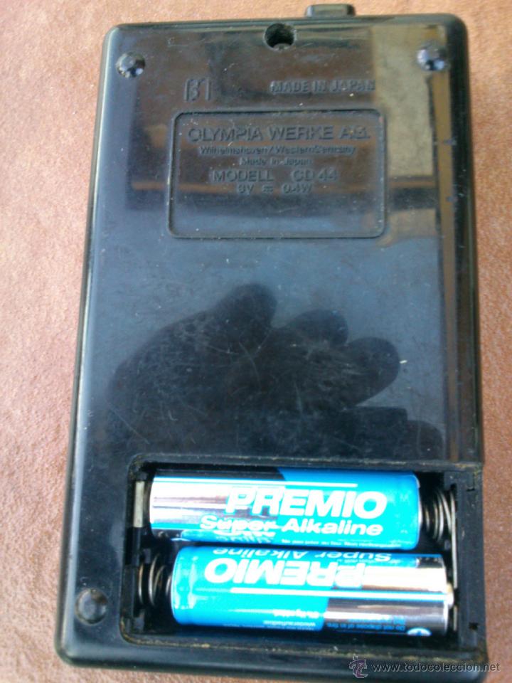 Vintage: CALCULADORA OLYMPIA CD 44 - Foto 2