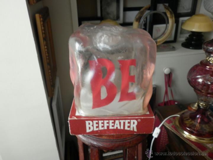 Vintage: RECLAMO PUBLICITARIO DE GINEBRA BEEFEATER, A&Ntilde;OS 80-90
