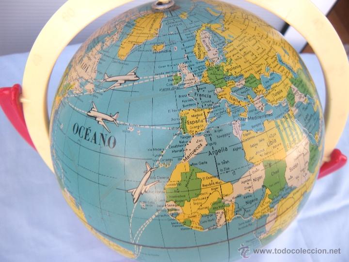 Vintage: GLOBO TERRAQUEO A&Ntilde;OS 60-70 - Foto 5