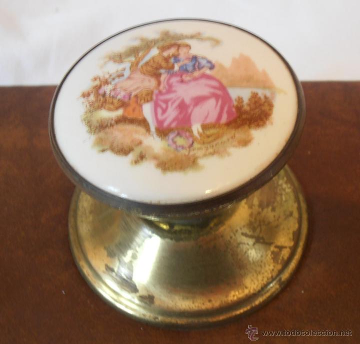 Vintage: PERCHERO DE PARED, POMOS ESCENAS ROMANTICAS - Foto 3