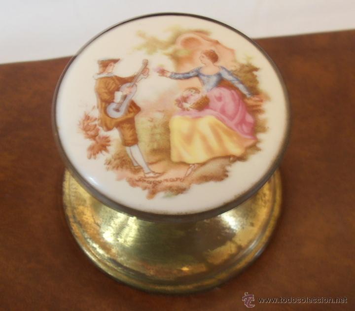 Vintage: PERCHERO DE PARED, POMOS ESCENAS ROMANTICAS - Foto 5