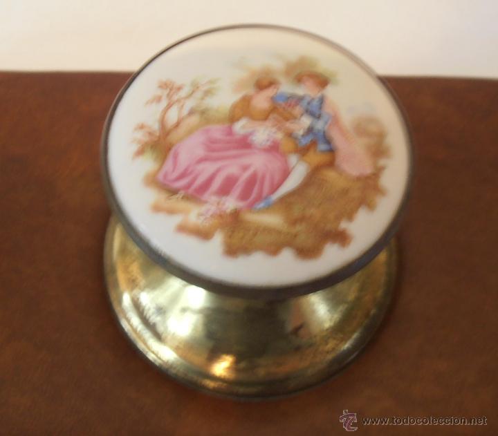 Vintage: PERCHERO DE PARED, POMOS ESCENAS ROMANTICAS - Foto 6