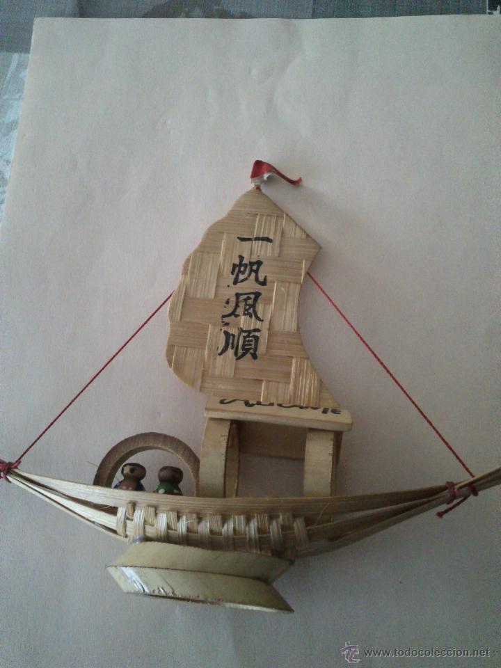 Vintage: Barquito Oriental souvenir de Alicante.