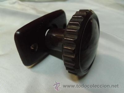 Vintage: TIRADOR MANECILLA PARA PUERTA O CAJON DE BAQUELITA