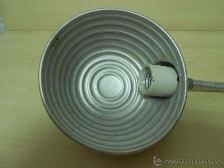 Vintage: FLEXO DE ALUMINIO SIN CABLE - Foto 7