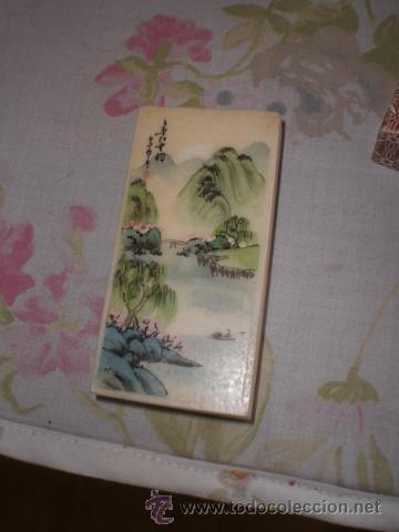Vintage: ANTIGUO PISAPAPELES JAPON&Eacute;S - Foto 2