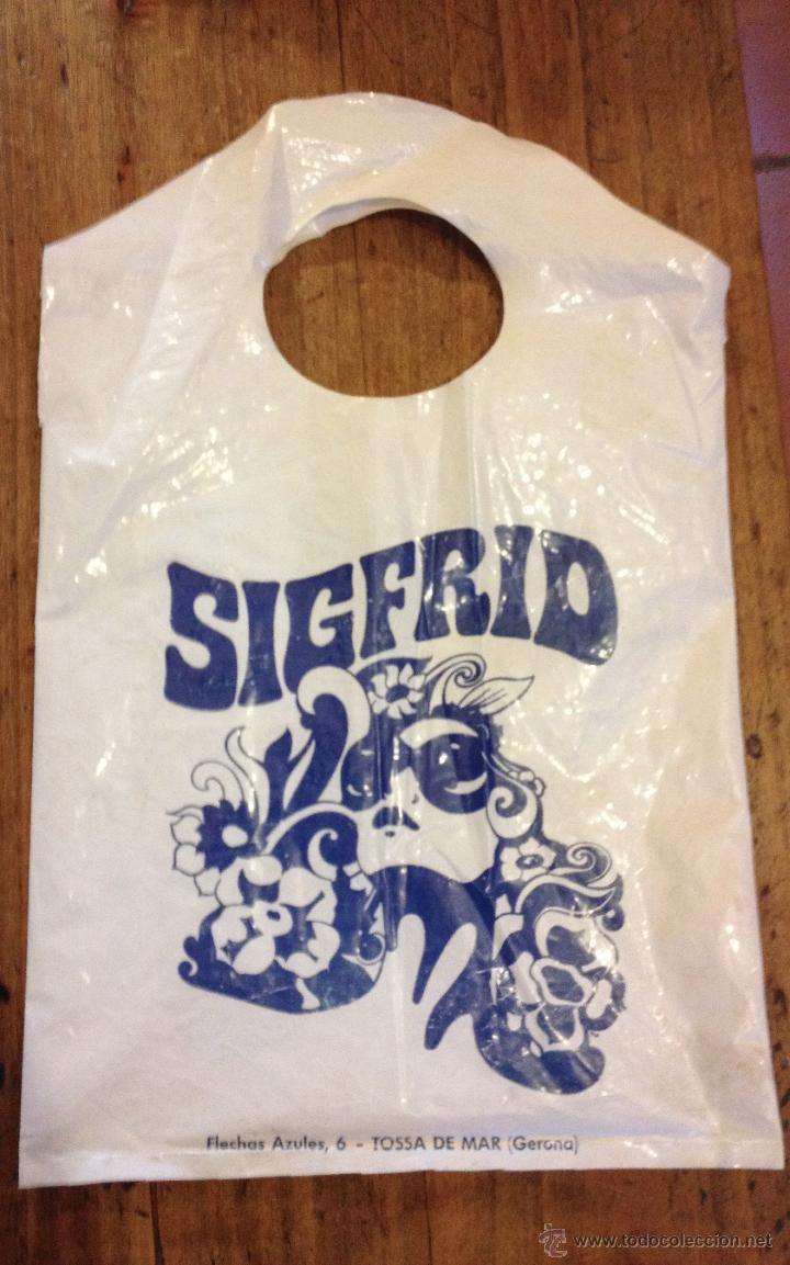 Vintage: Antigua bolsa de plastico. SIGFRID - TOSSA DE MAR -