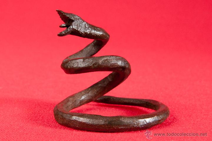 Vintage: SERPIENTE DE HIERRO FORJADO - Foto 2
