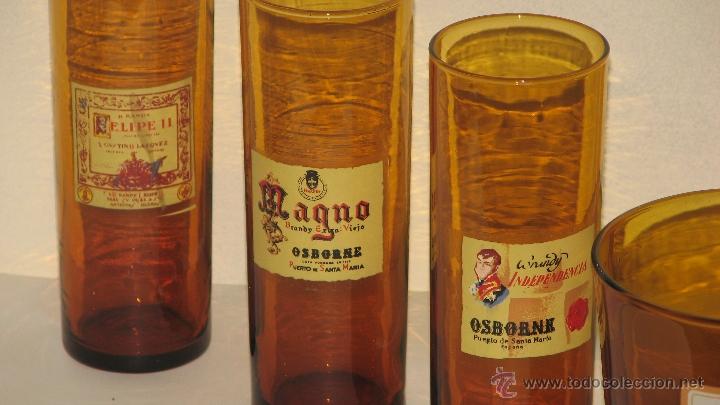 Vintage: LOTE DE SEIS VASOS Y CUBITERA VINTAGE - Foto 3