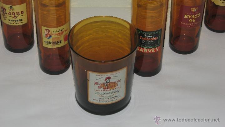 Vintage: LOTE DE SEIS VASOS Y CUBITERA VINTAGE - Foto 4
