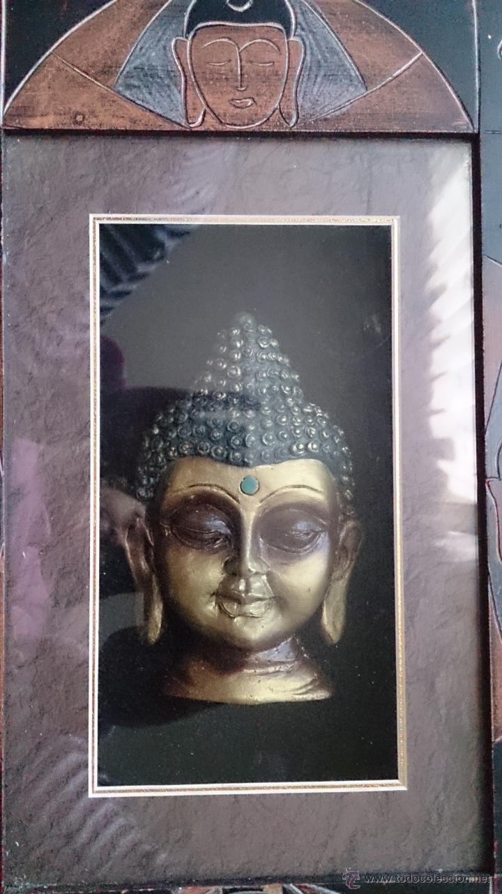Vintage: Cuadro de buda oro en relieve . - Foto 4