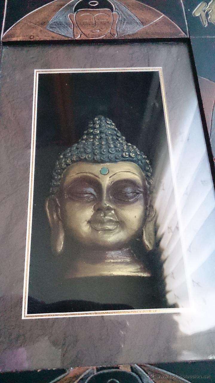 Vintage: Cuadro de buda oro en relieve . - Foto 6