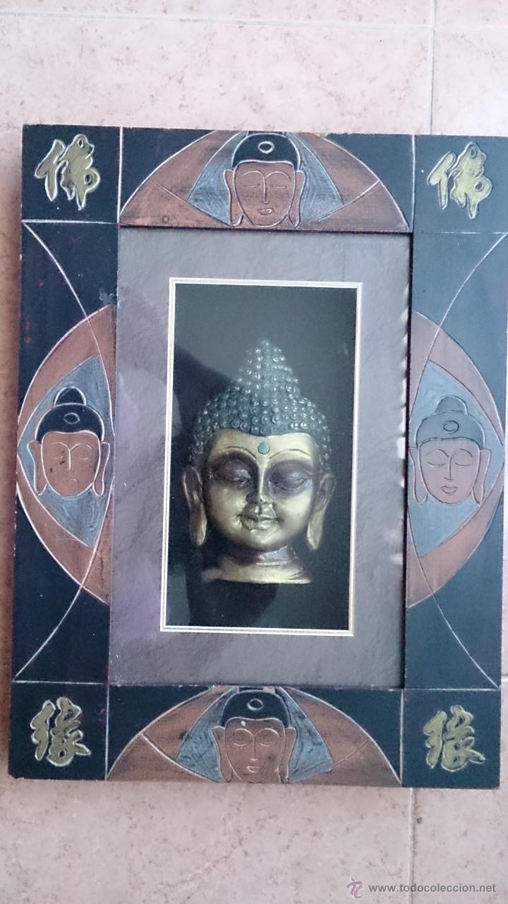 Vintage: Cuadro de buda oro en relieve . - Foto 9