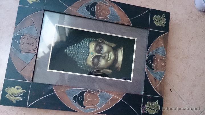 Vintage: Cuadro de buda oro en relieve . - Foto 10