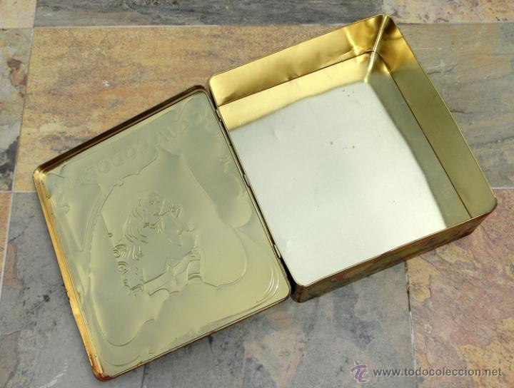 Vintage: PRECIOSA CAJA DE CHAPA. CODORNIU. MODERNISTA - Foto 4
