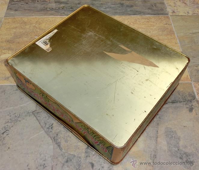 Vintage: PRECIOSA CAJA DE CHAPA. CODORNIU. MODERNISTA - Foto 8