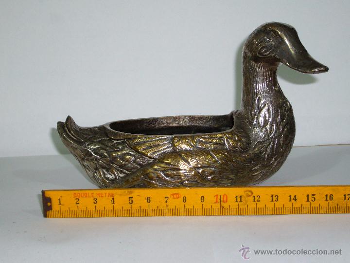 Vintage: PATO LATON BANADO PLATA - Foto 3