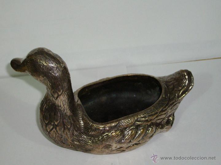 Vintage: PATO LATON BANADO PLATA - Foto 4
