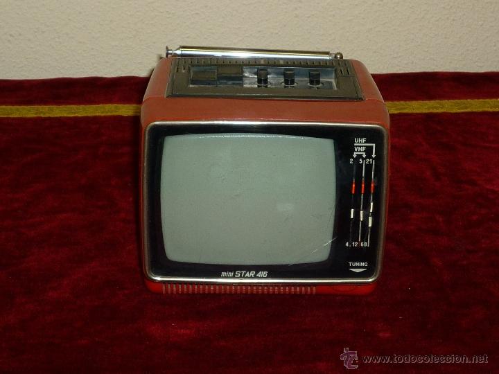 Tv B/n Vintage Mini Star 416 Funciona Perfecta - Vendido En Venta ...