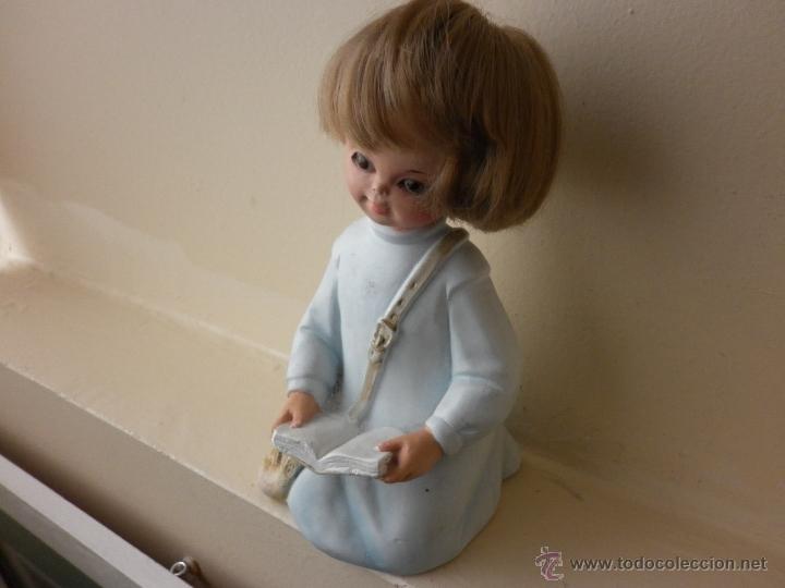 Vintage: NI&Ntilde;O JES&Uacute;S DE ESCAYOLA POLICROMADO A&Ntilde;OS 60