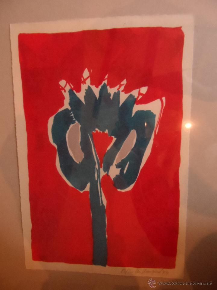 Vintage: PINTURA DISE&Ntilde;O VINTAGE CUADRO PINTURA FIRMADO Y NUMEROTADO VER FOTOS !!