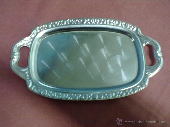 Vintage: BANDEJA TARJETERO ACERO