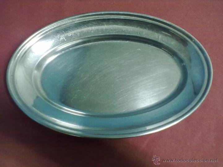 Vintage: FUENTE BANDEJA ACERO INOXIDABLE