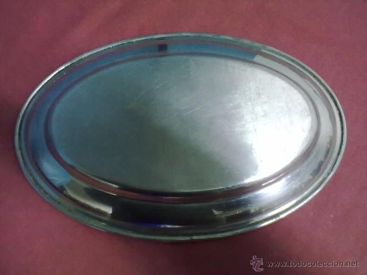 Vintage: FUENTE BANDEJA ACERO INOXIDABLE - Foto 2