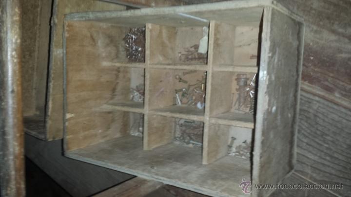 Vintage: ANTIGUA CAJA DE HERRAMIENTAS MADERA - Foto 4