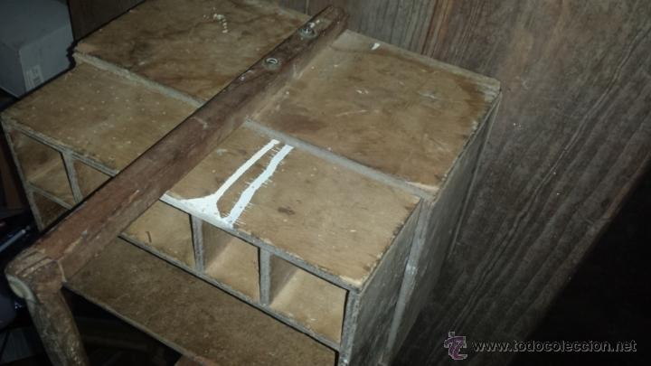 Vintage: ANTIGUA CAJA DE HERRAMIENTAS MADERA - Foto 12