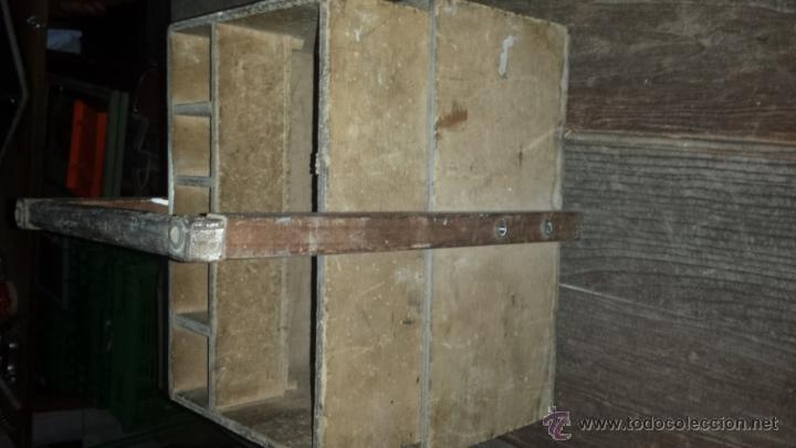 Vintage: ANTIGUA CAJA DE HERRAMIENTAS MADERA - Foto 13