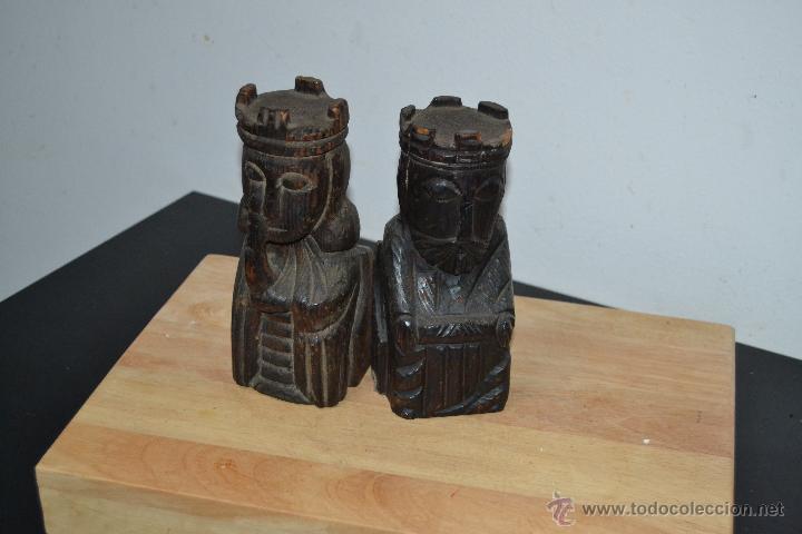 Vintage: Soportes de madera para libros - Foto 4
