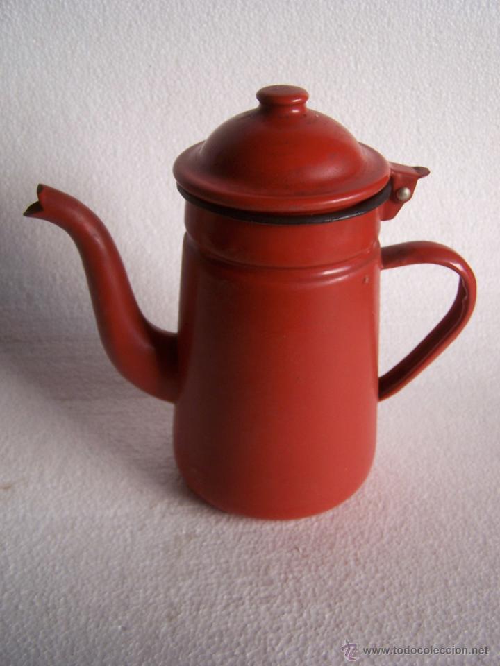 tetera o cafetera, de hierro ceramico - Comprar en todocoleccion - 42448791