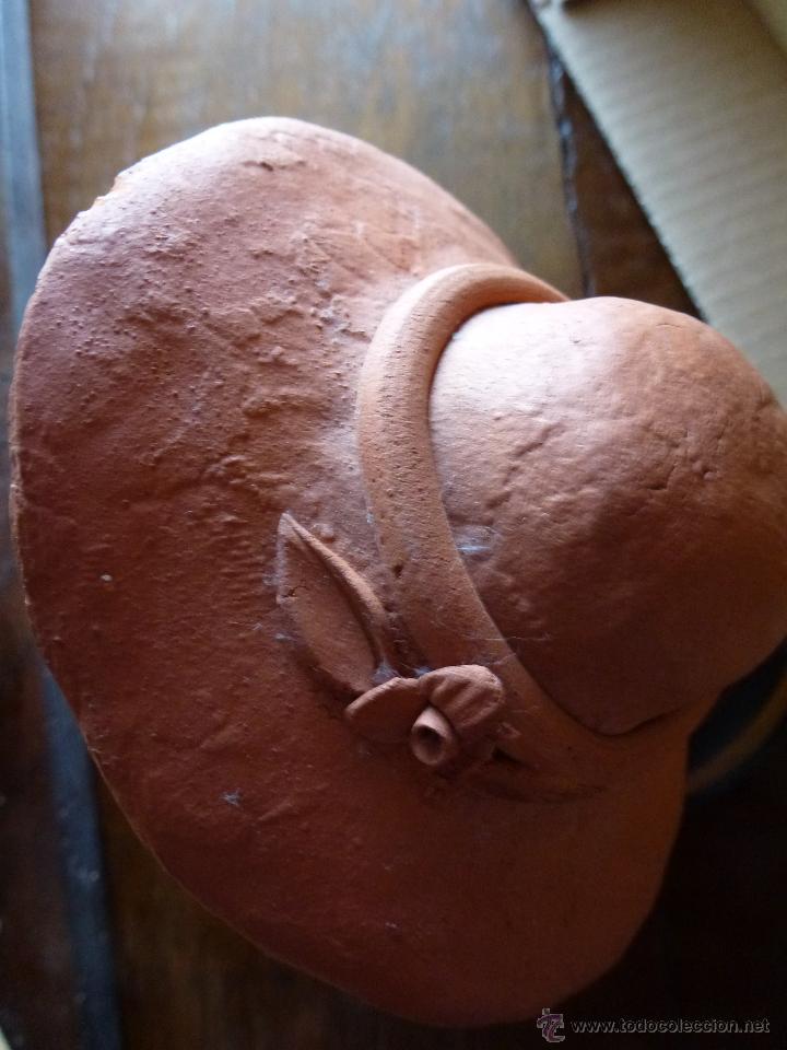 Vintage: Busto de mujer en terracota - Foto 3