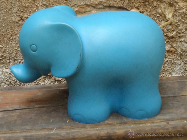 Vintage: excelente ELEFANTE azul dise&ntilde;o VINTAGE