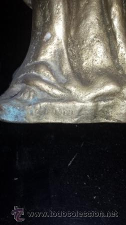 Vintage: MADRE CON HIJO BRONCE - Foto 6