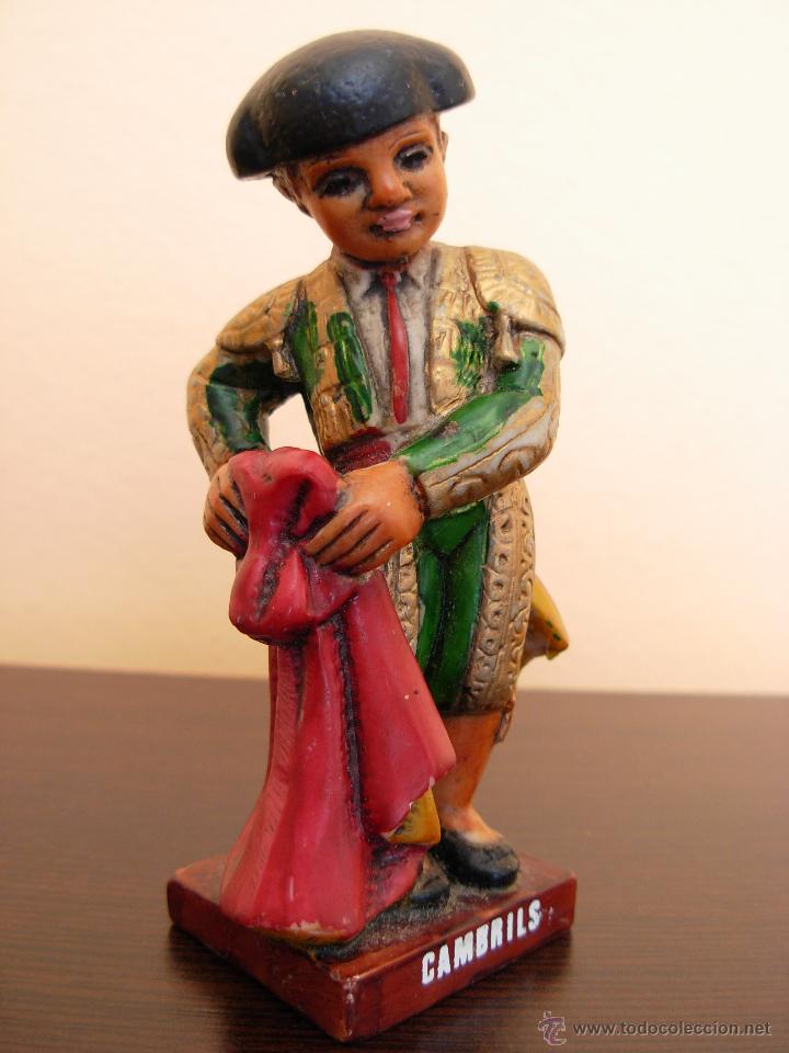 Vintage: Mu&ntilde;eco torero a&ntilde;os 60 recuerdo de Cambrils