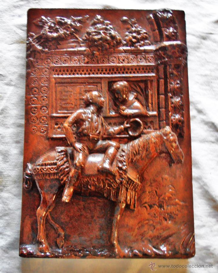 Vintage: ESCENA GALANTE EN BAJORRELIEVE - Foto 1