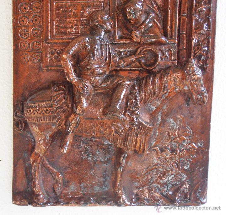 Vintage: ESCENA GALANTE EN BAJORRELIEVE - Foto 2