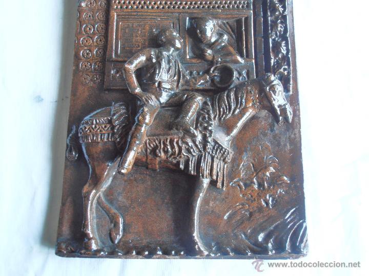 Vintage: ESCENA GALANTE EN BAJORRELIEVE - Foto 4